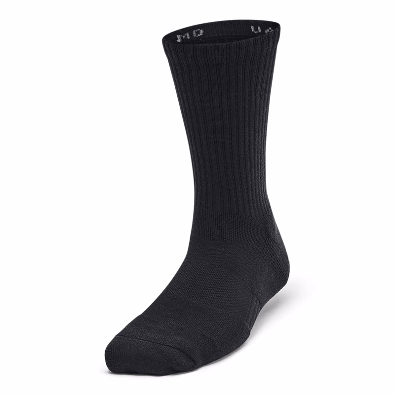 UA Training Cotton Kids' 3-Pack Crew Socks