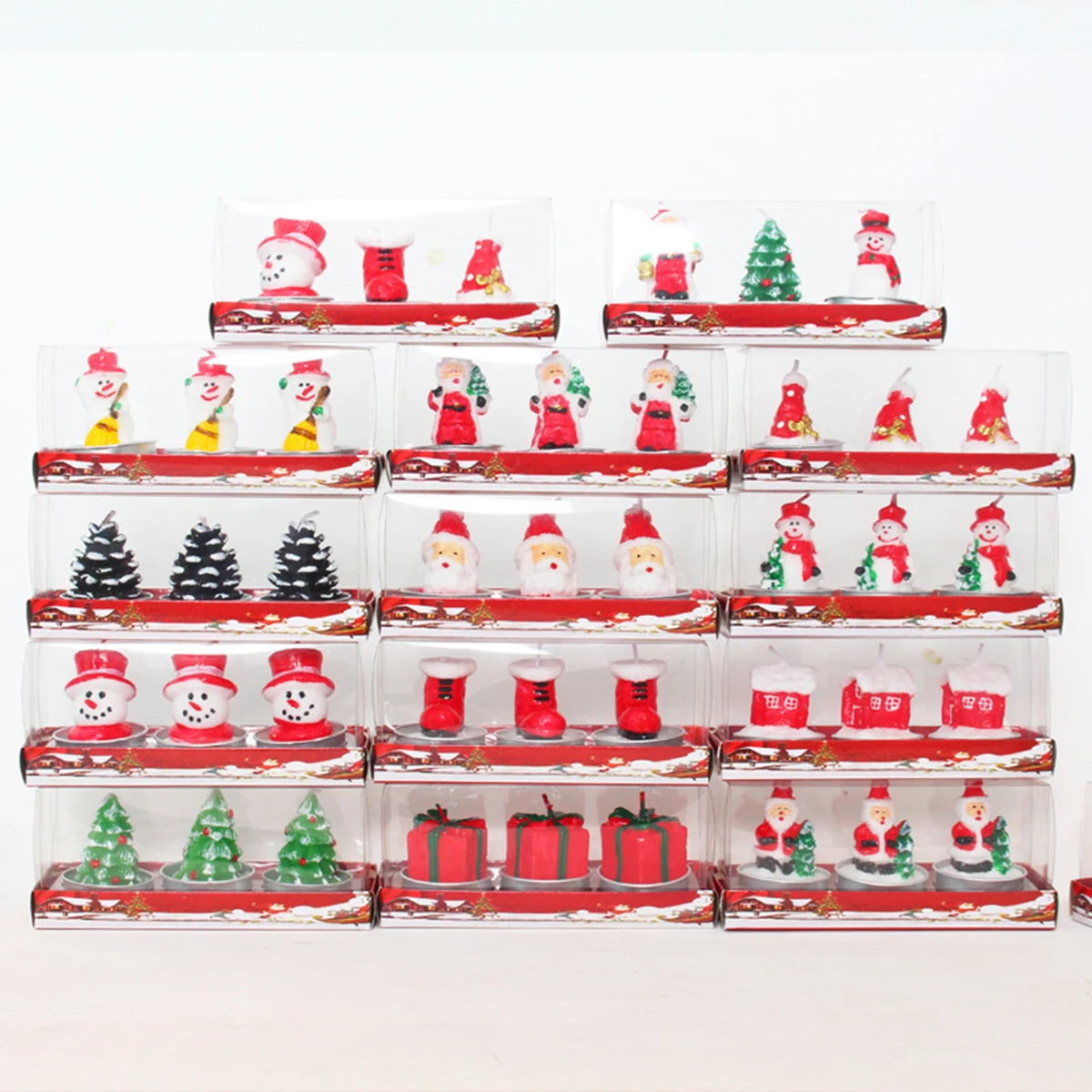 Christmas Decoration Wax Candles 1