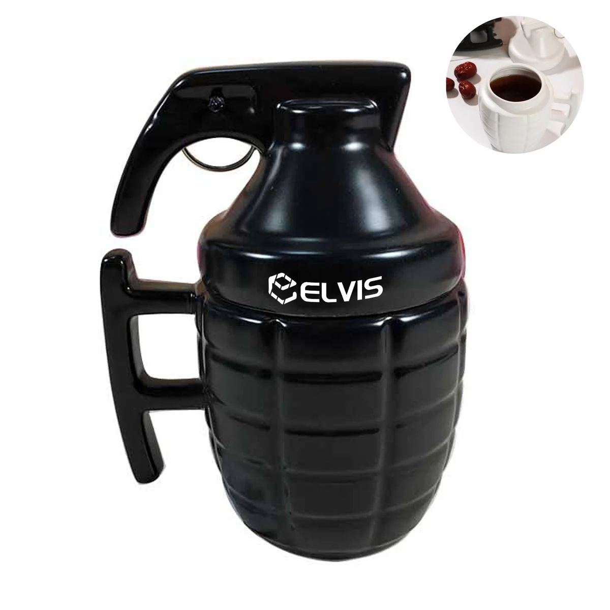 12oz Creative grenade ceramic mug 1