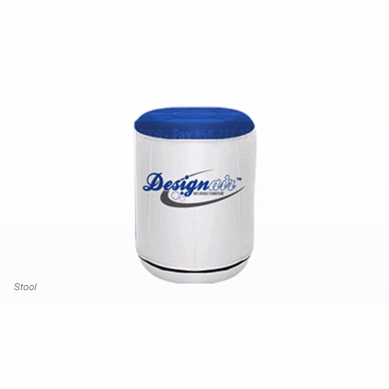 Design-Air™ Stool Clear Inflatable Only air blown stool