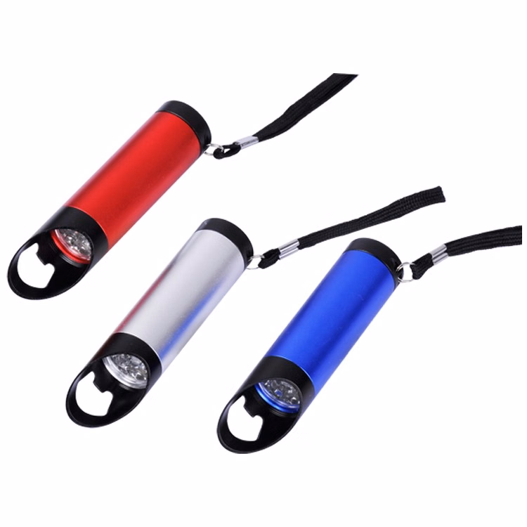 Aluminum 9 LED Flashlight with Bottle Opener