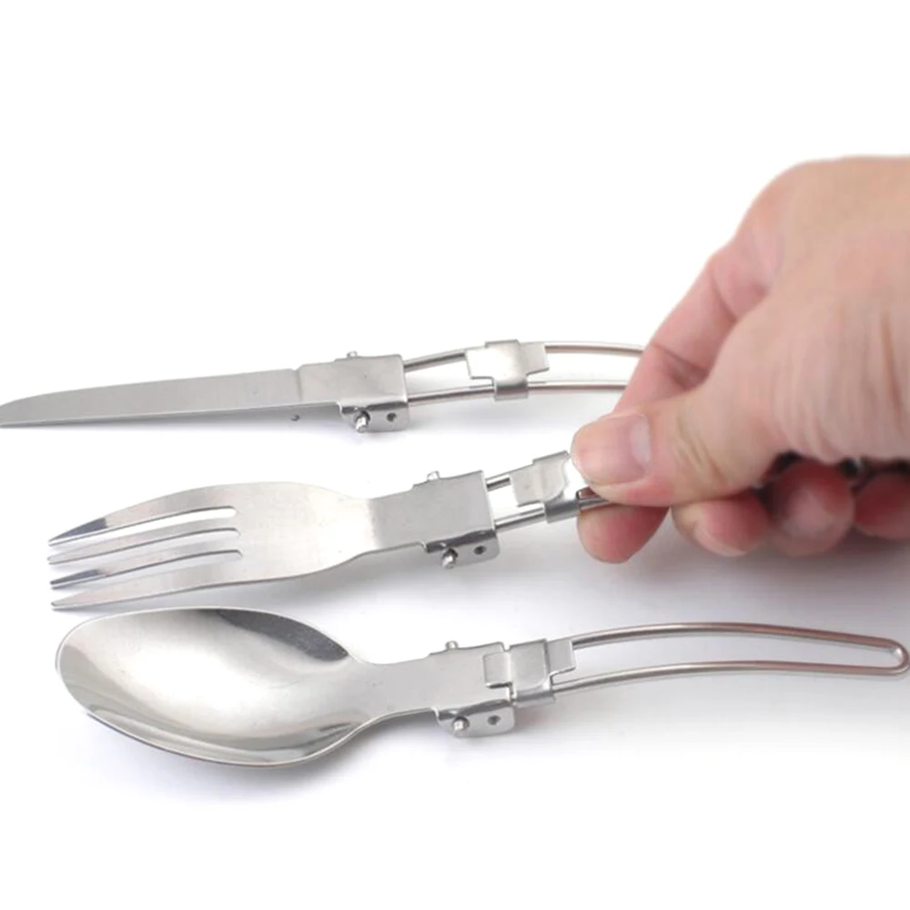 Stainless Steel Tableware Set With Carry Case 1