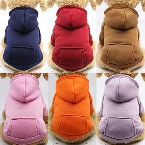 New Winter Dog Hoodie Sweaters With Pockets 1