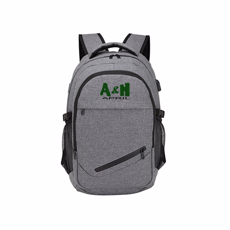 Large Capacity Nylon Backpack w/ Mesh Side Pockets