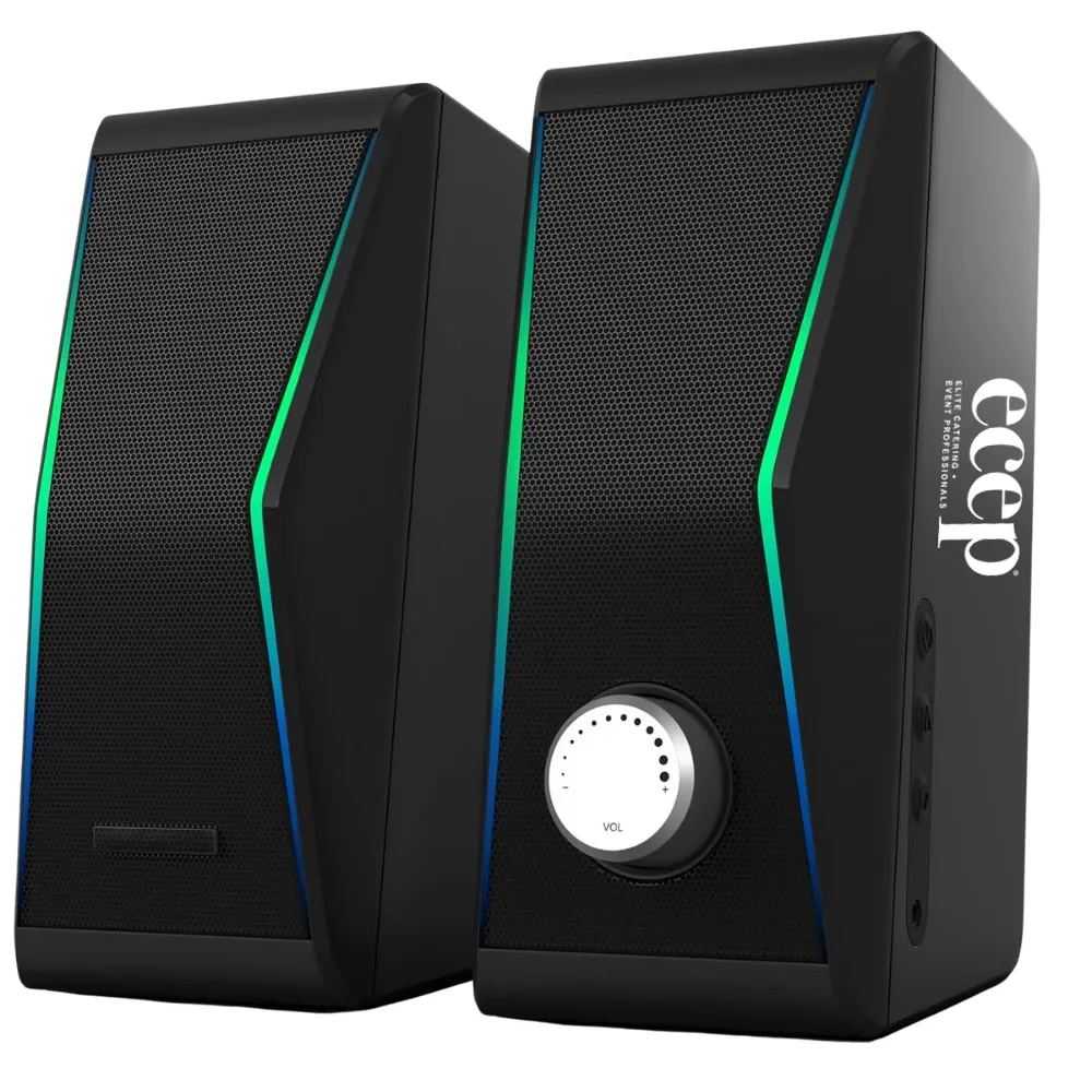 AC Powered PC Speakers with 4 Lighting Modes 1