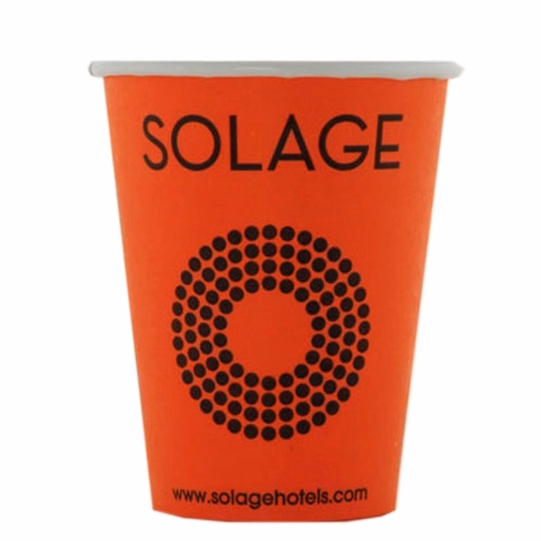 12 Oz. Large Run Flexography (Flexo) Printed Paper Hot Cups