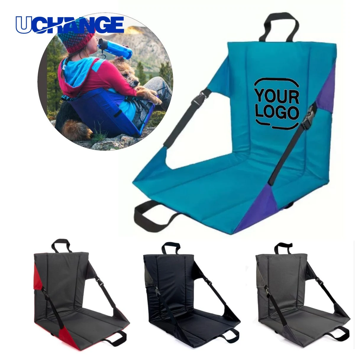 Folding Outdoor Seat Cushion Dirt Proof and Portable 1