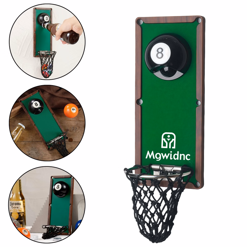 Pool Ball Style Magnetic Fridge Bottle Opener