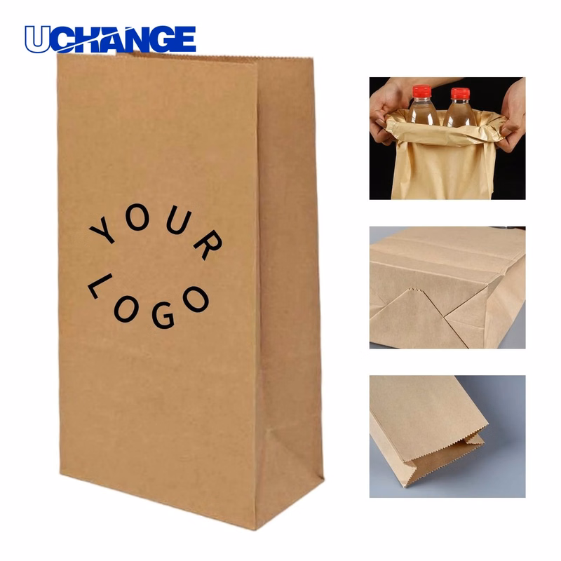 Kraft Bread Bag Packaging Disposable