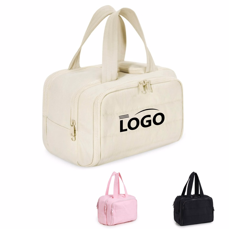 Large Wide-Opening Toiletry Bag with Lightweight Design