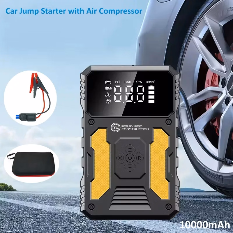 12V Jump Starter Power Bank With Air Compressor