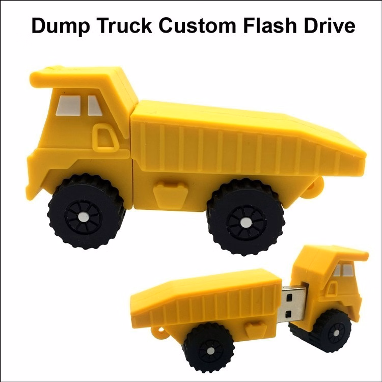 Dump Truck Flash Drive / USB - 4 GB