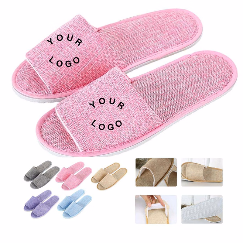 Disposable Linen Slippers for Hotels and Resorts