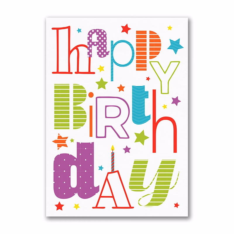 Fun Festivities Birthday Card