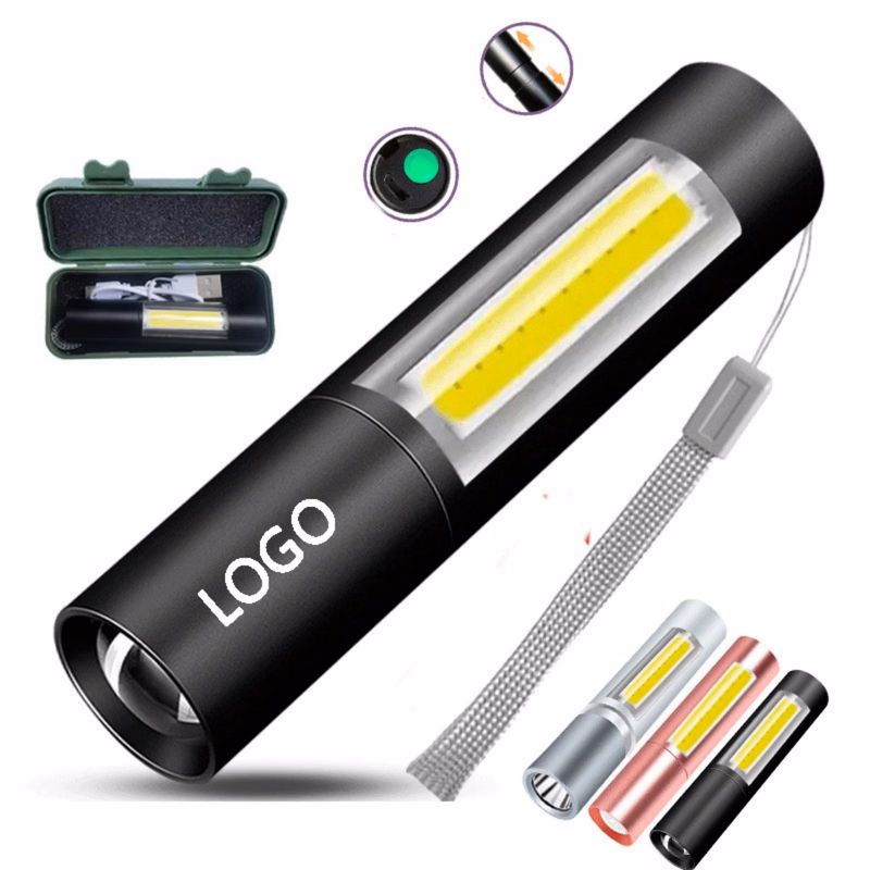 Mini LED Flashlight Dual Lights