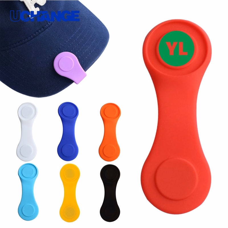 Silicone Golf Cap Clip Marker Holder for Players
