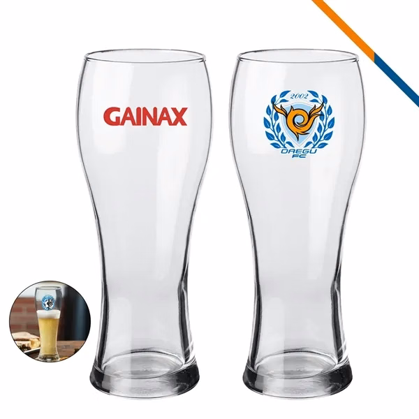 Custom 23 oz Extra-Large Pilsner Glass — Premium Full-Color Beer Drinkware