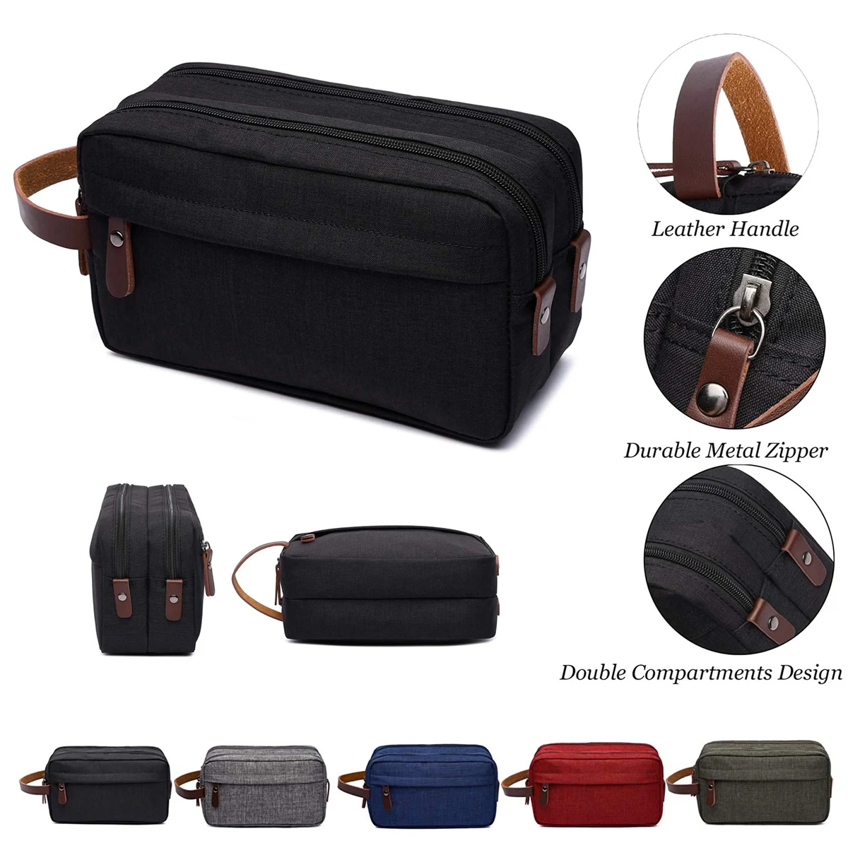 Toiletry Bag Travel Dopp Kit 1