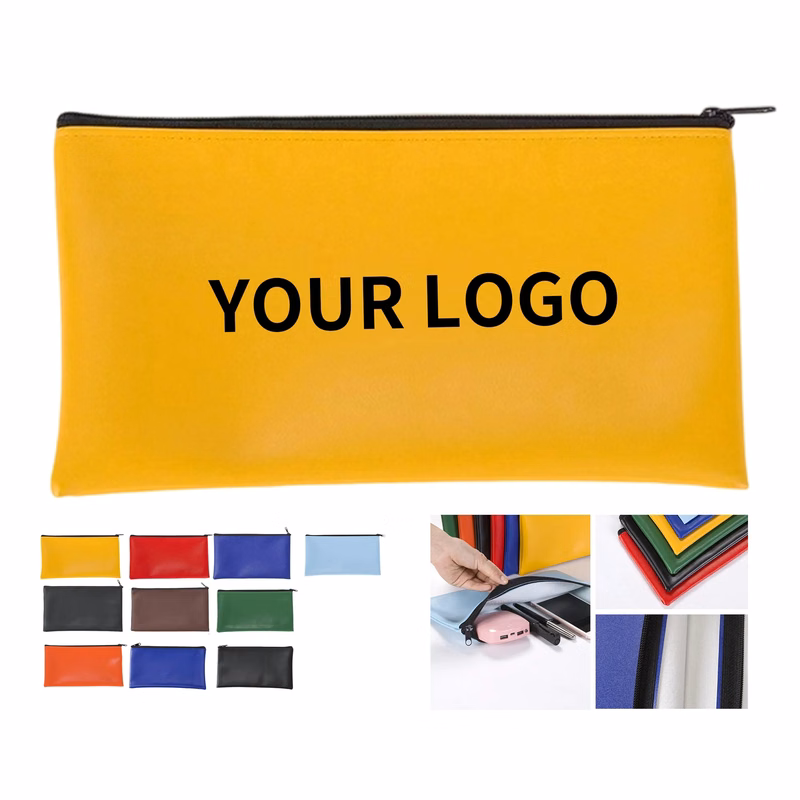 11x6 Inch Deposit Money Bag Zipper