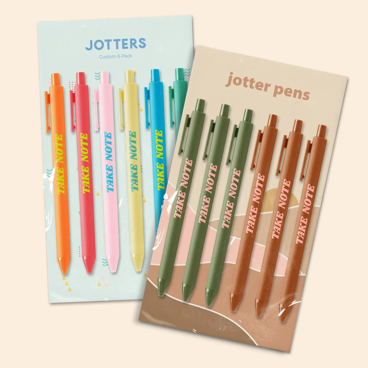 CUSTOM PEN PACKS - 6 PACK - JOTTER 1