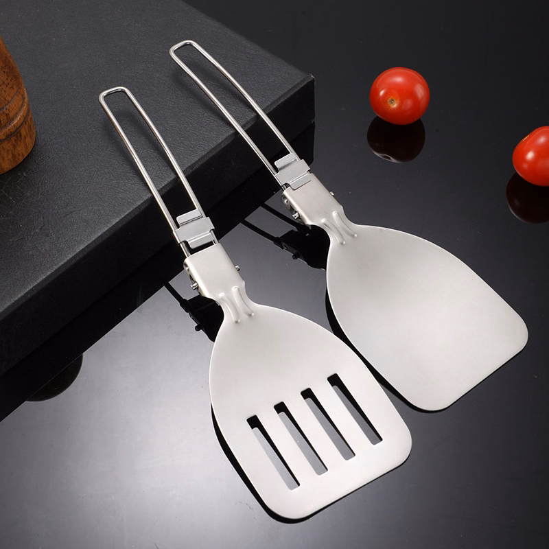 Folding Stainless Steel BBQ Spatula Turner Tool