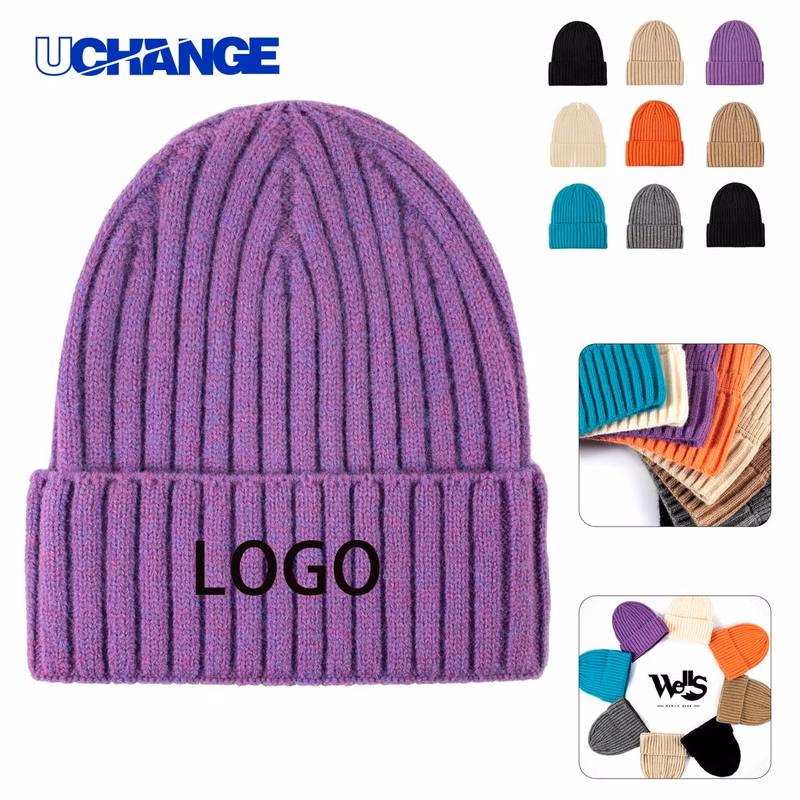 Neutral Knit Beanie Hat