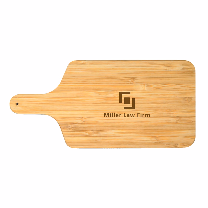 17" Rectangle Paddle Bamboo Cutting Board