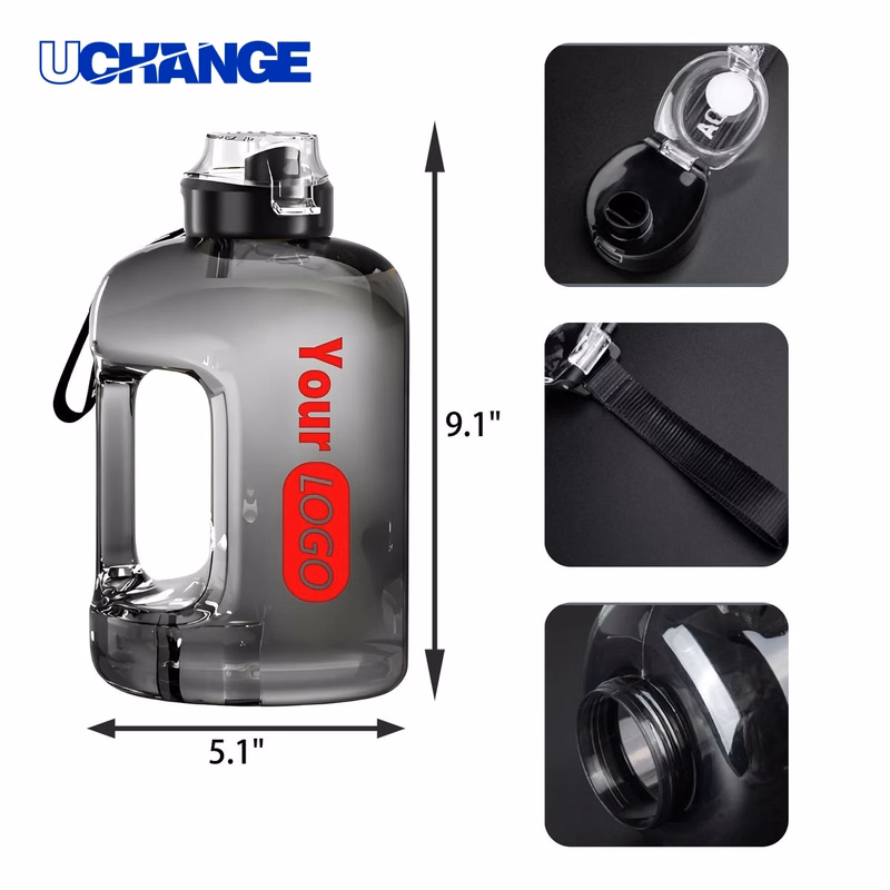 Plastic Sport Water Bottle Container (57 Oz)
