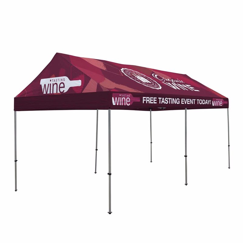 10' x 20'  Premium Gable Tent Kit (Dye Sub Full-Color Full-Bleed)
