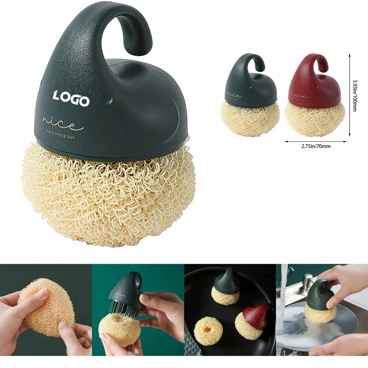Dish Brush with Handle 1