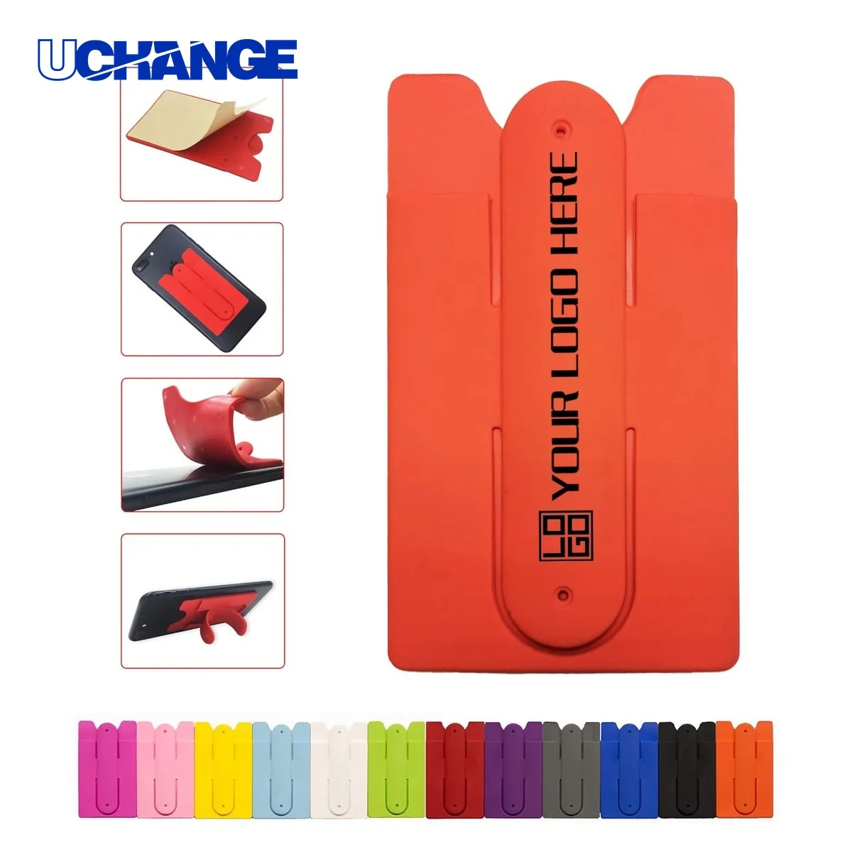 Silicone Phone Holder Card Stand Accessory 1