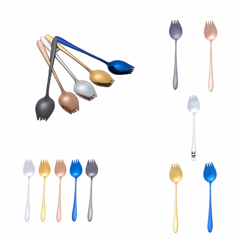 Combo Fork-Spoon Salad Fruit Fork