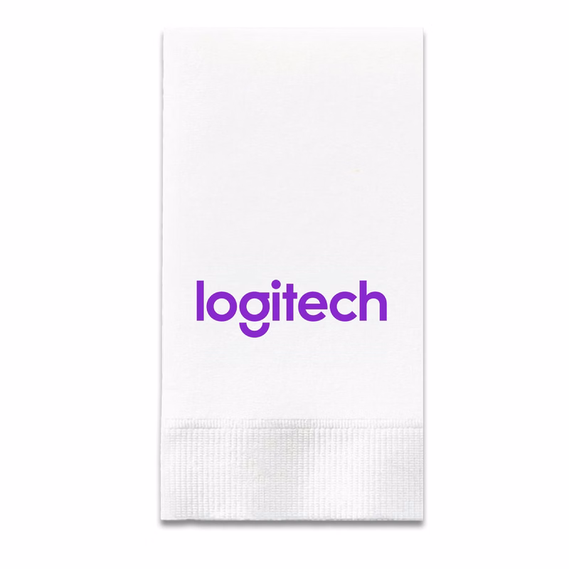 3-Ply White Dinner Napkin - 1/8 Fold, FSC Certified - High Line
