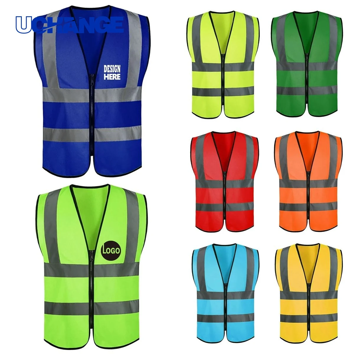 Unisex High Visibility Reflective Safety Vest 1
