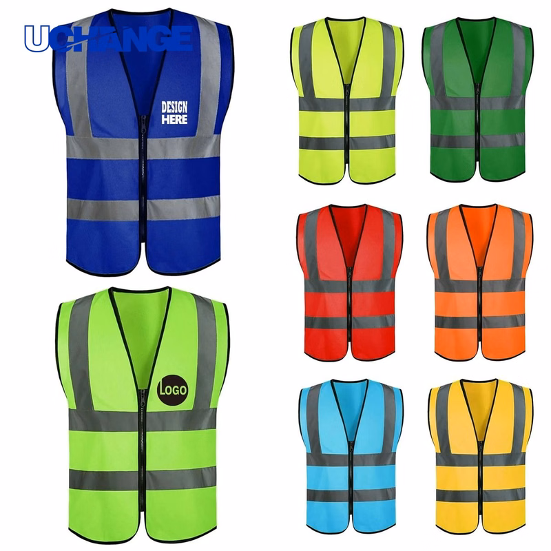 Unisex High Visibility Reflective Safety Vest