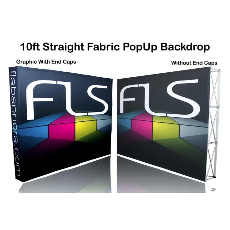 10ft Straight Frame Pop Up Display 1