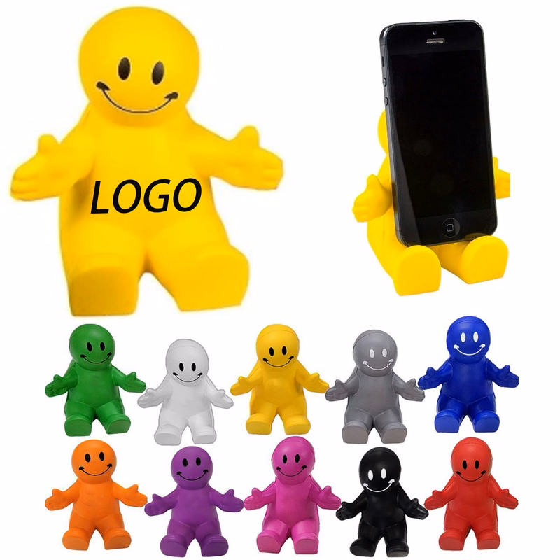 Fun Squeezable Smile Phone Holder
