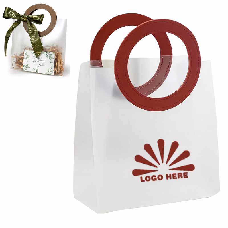 Transparent PP Frosted Plastic Gift Bag
