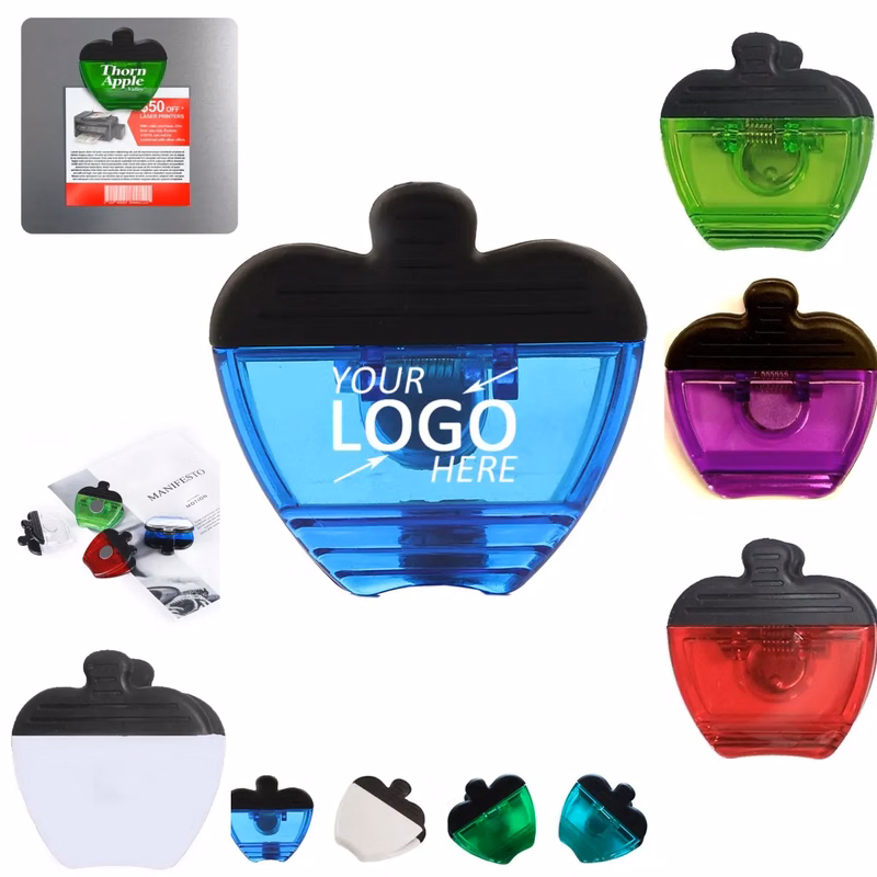 Jumbo Size Apple Magnetic Memo Clip w/Strong Grip