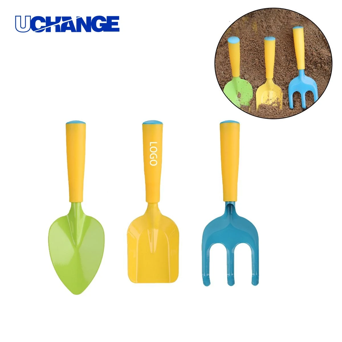 3-Piece Children's Gardening Kit MOQ:20pcs for Beginner Gardeners 1