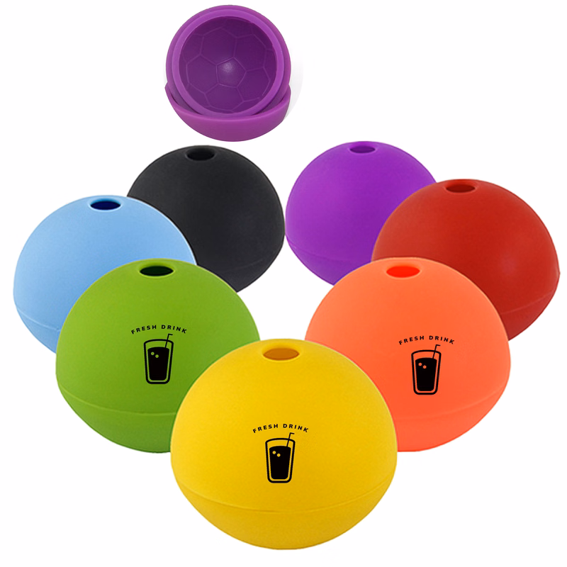 MOQ 50 Hockey Puck Shape Silicone Ice Cube Tray Mold