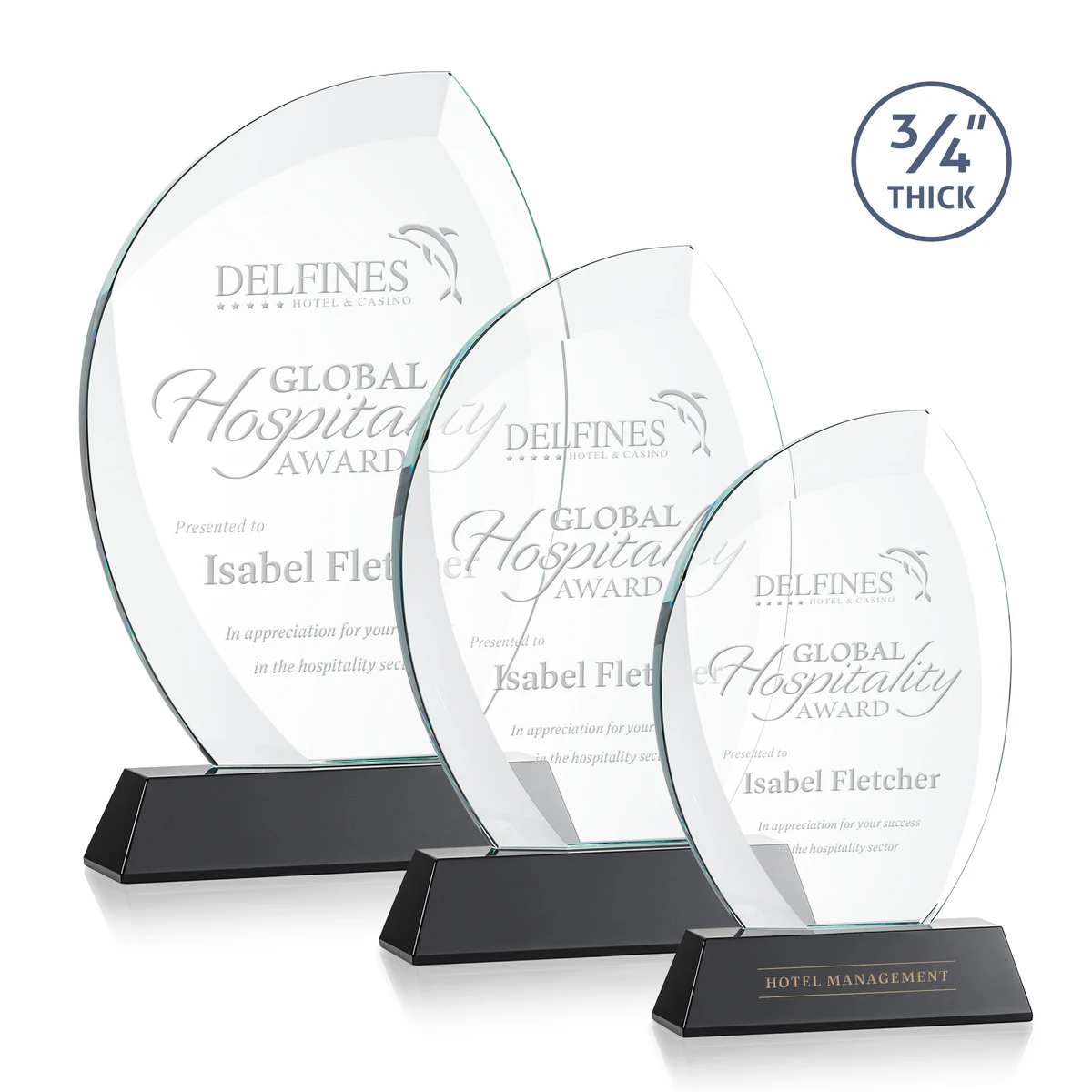 Wichita Award on Newhaven Base - Black 1