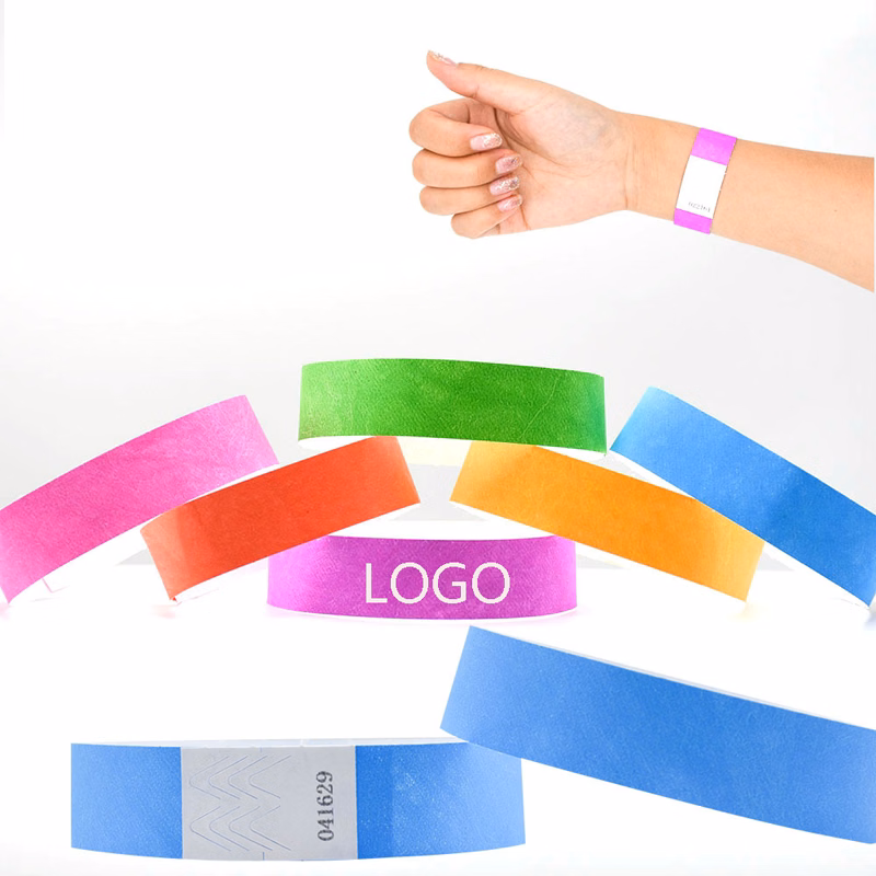 Custom Tyvek Paper Wristbands for Events