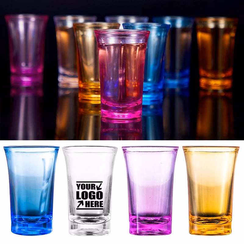 1.2Oz Acrylic Colorful Shot Glasses