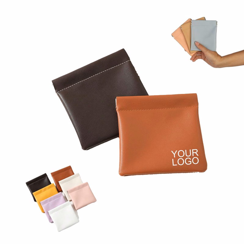 Synthetic Leather Lipstick Carry Pouch