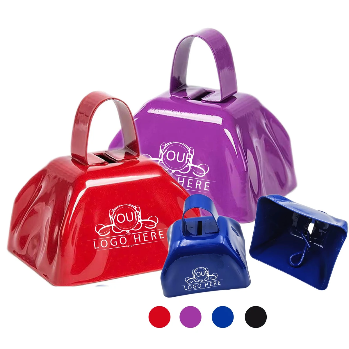 Classic Handheld Small Cowbell Noisemaker 1