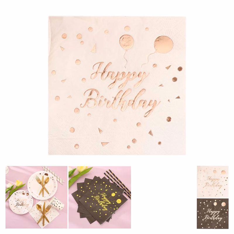 Soft Paper Napkins for Drinks and Cocktails