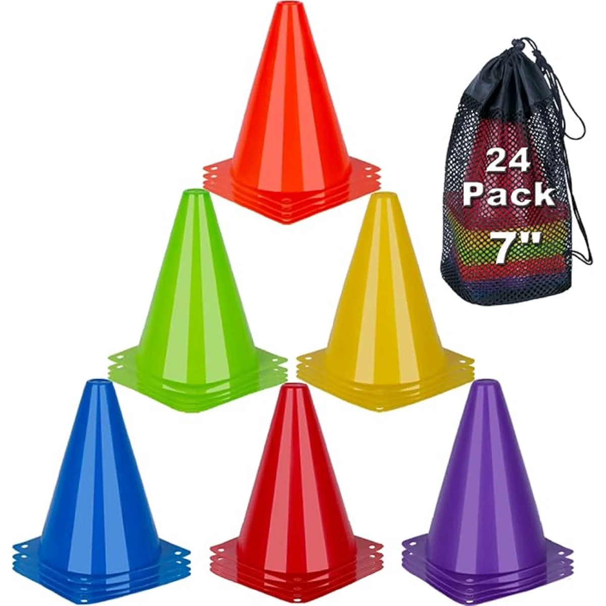 7 Inch Soccer Cones 1
