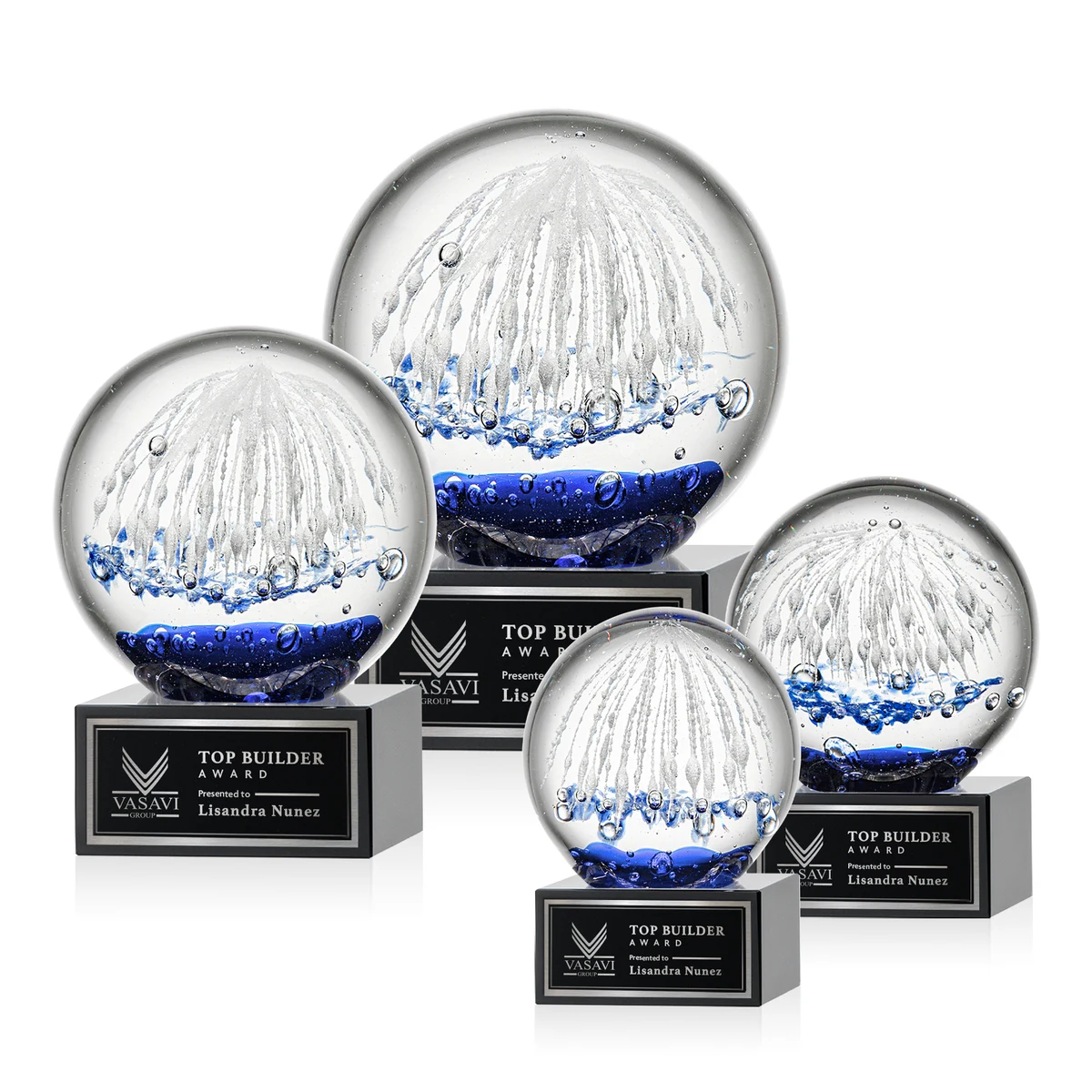 Starburst Award on Hancock Base - Black 1