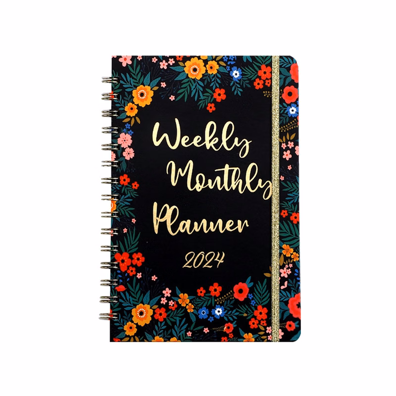 Weekly Monthly Planner 2024 with Monthly Tabs